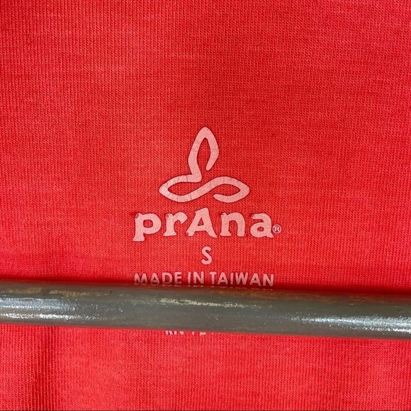 Prana Coral Twist Front Faux Wrap Dress Jersey - Picture 9 of 11